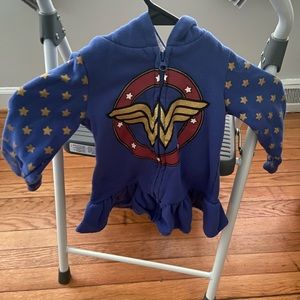 Wonder Woman Zip Hoodie Size 3T